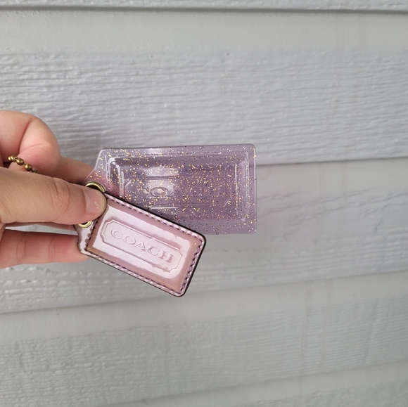 2 Purple Coach Tags 💜 EUC - Picture 6 of 6